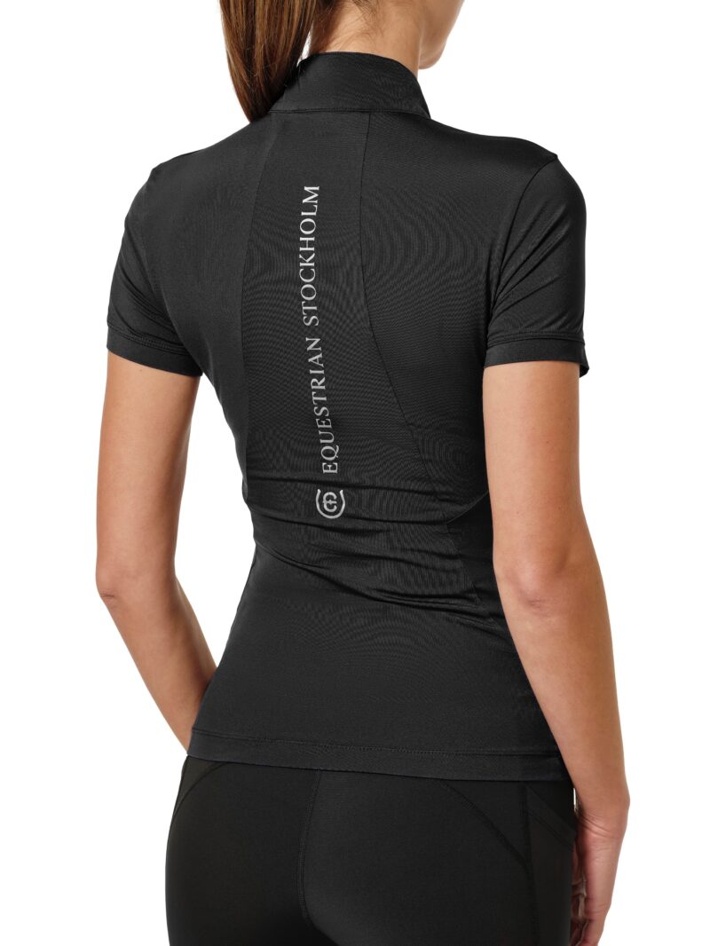 Equestrian Stockholm - UV Protection Top Short Sleeve - Black edition - Image 3
