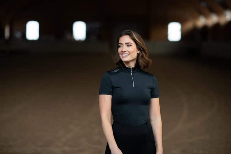 Equestrian Stockholm - UV Protection Top Short Sleeve - Black edition - Image 2