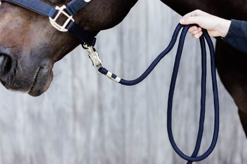 Kentucky Horseware - træktov m. panikhage - Navy - Billede 2