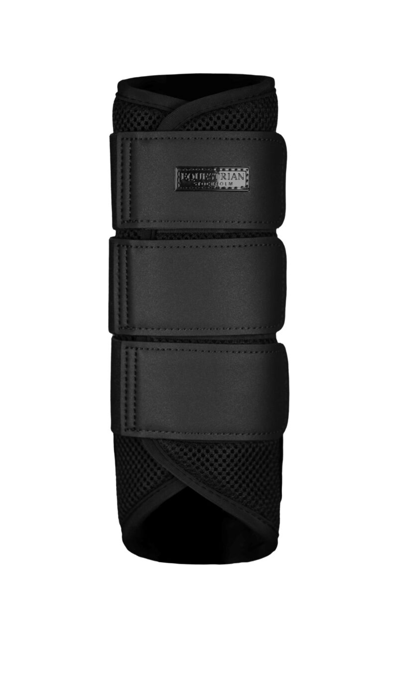Equestrian Stockholm - Classic Mesh Brushing Boots - All Black