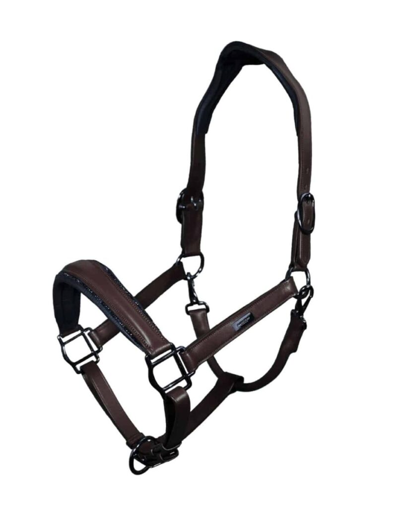 Equestrian Stockholm - Anatomisk Lædergrime - Brown