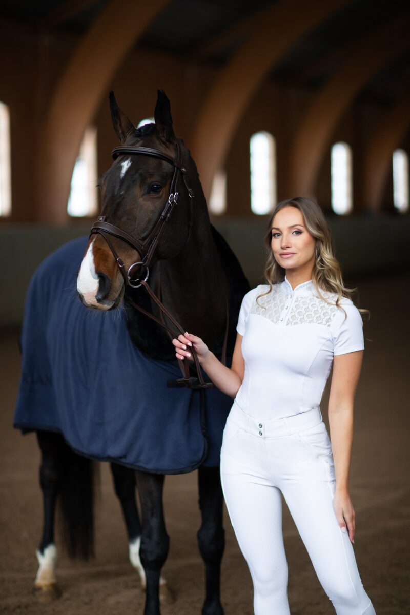 Equestrian Stockholm - Crystal Champion Top - White - Image 3