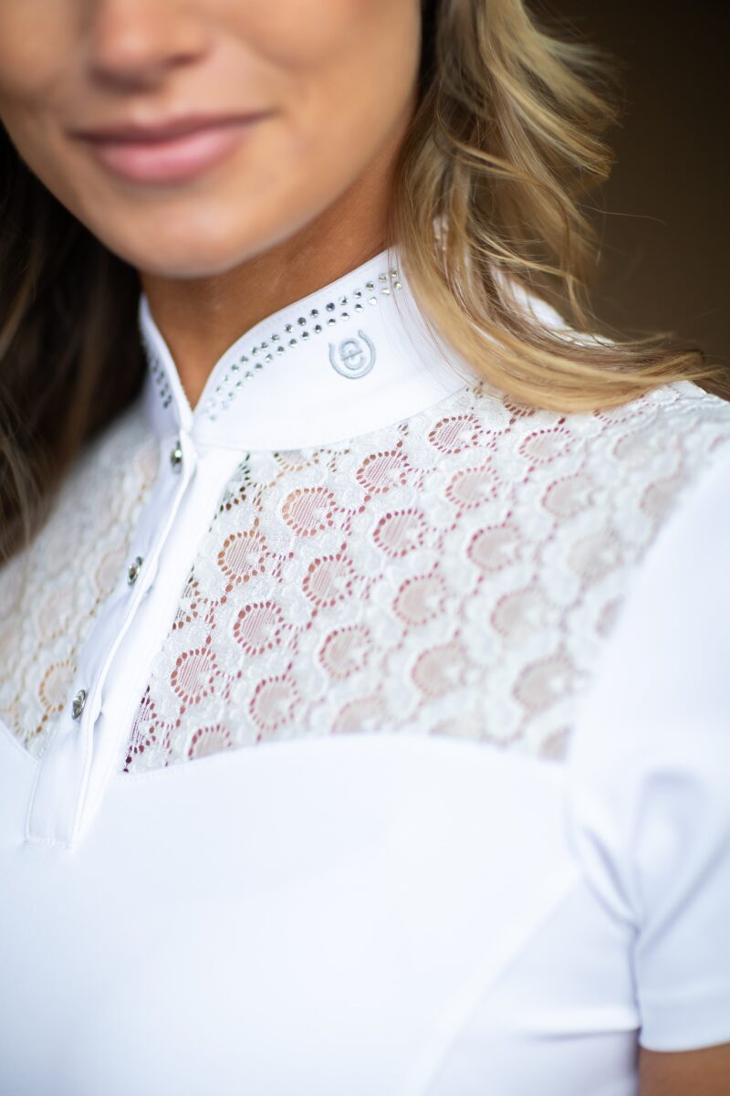 Equestrian Stockholm - Crystal Champion Top - White - Image 6
