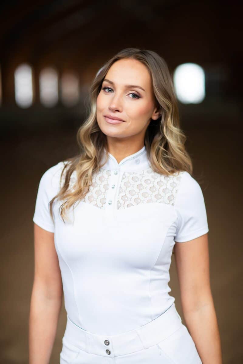 Equestrian Stockholm - Crystal Champion Top - White - Image 4